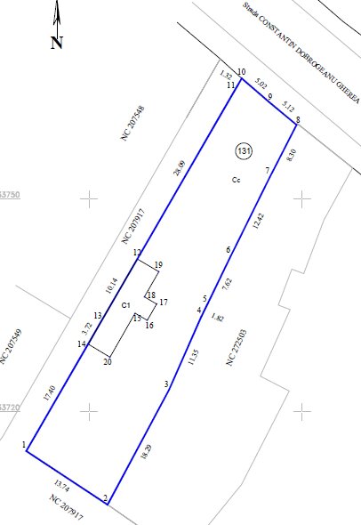 Baneasa - Dobrogeanu Gherea - Garlei - Teren Zona de Nord - 717 mp